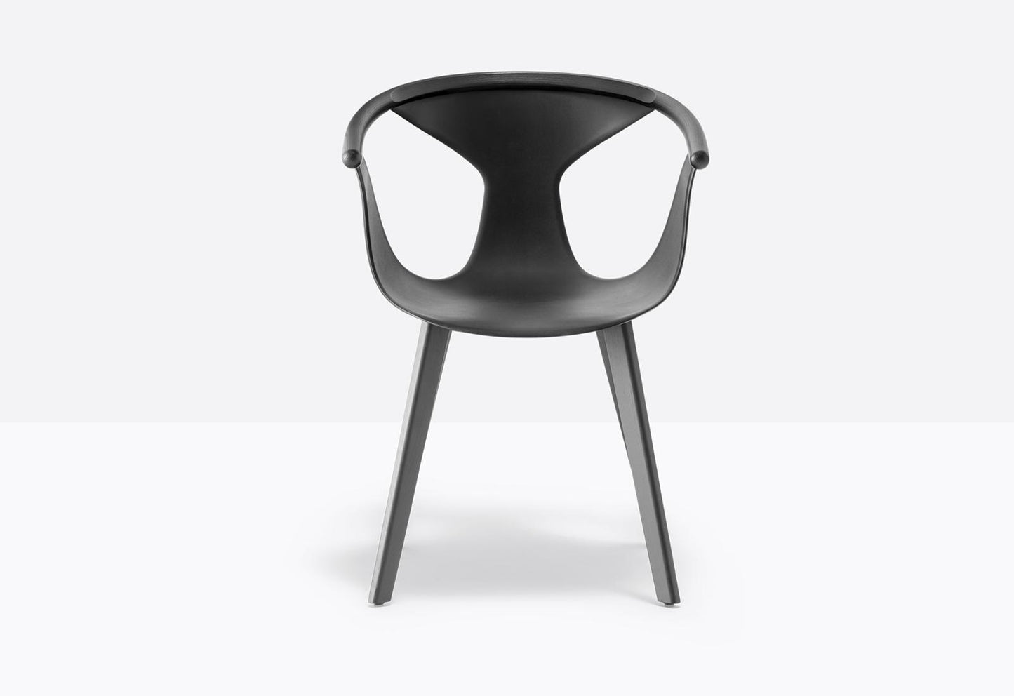 FOX 3725 - Stackable polypropylene chair with armrests by Pedrali