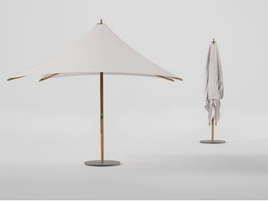 PALADIN - Square wooden Garden umbrella by Kettal