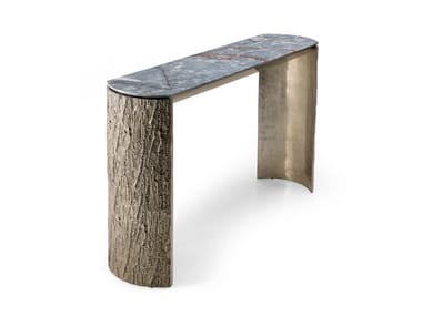 CHLOE - Marble console table by Visionnaire
