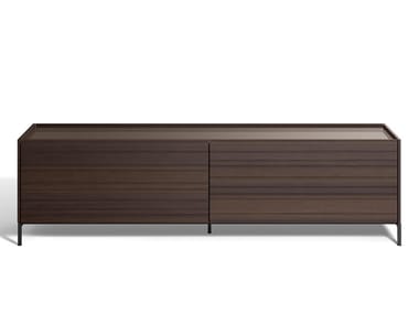 COMBI MADIA - Wooden structure with drawers by DE PADOVA