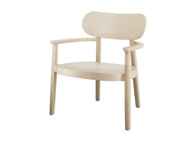 119 MF - Wooden easy chair with armrests by Thonet