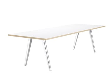 1500 - Rectangular meeting table by Thonet