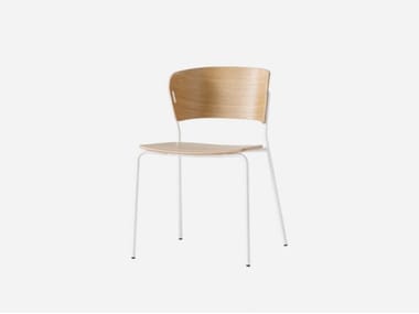 ARC - Stackable wooden chair by Inclass
