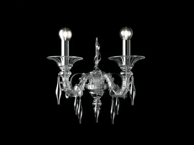 SAN GIORGIO - Venetian crystal wall lamp by Barovier&Toso