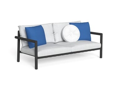 LAKE - 2 seater fabric garden sofa with removable cover by Talenti