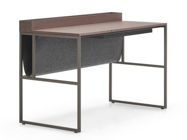 20.VENTI HOME - Rectangular wood fibre writing desk by MDF Italia