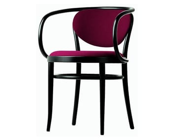 210 P - Chair with armrests by Thonet