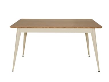 55 - Oak dining table by Tolix
