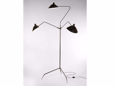 L3B - Adjustable metal floor lamp by Serge Mouille