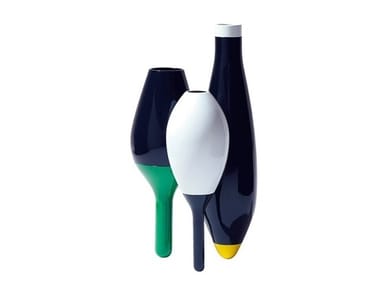 3 VASES - Ceramic vase by Cappellini