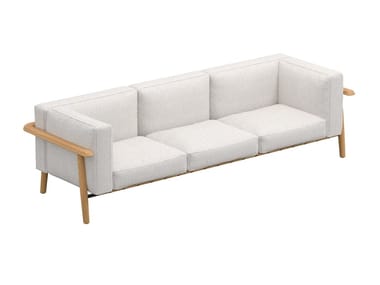 MAMBO LOUNGE - 3 seater fabric garden sofa by Royal Botania