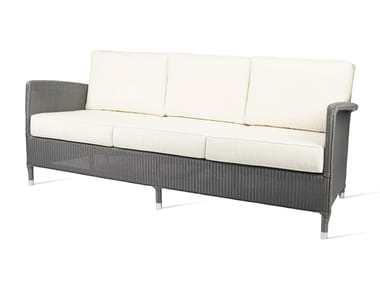 DOVILE - 3 seater Lloyd loom garden sofa by Vincent Sheppard