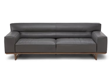 KENDO - 3 seater leather sofa by Natuzzi Italia