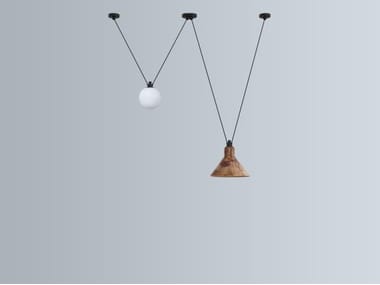 ¢à324 - Steel pendant lamp by DCW Editions