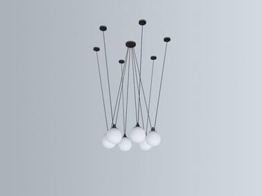 ¢à326 - Steel pendant lamp by DCW Editions