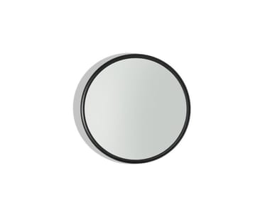 DUO - Round framed mirror by Poltrona Frau