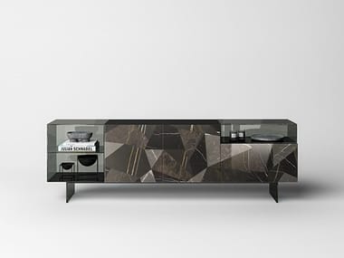 36E8 GLASS LIMITED EDITION - Glass sideboard by Lago