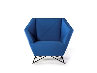 3ANGLE - Fabric armchair by Prostoria