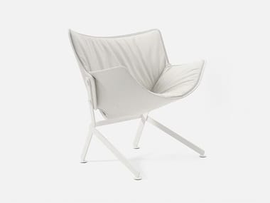 EL SANTO JIFFY - Upholstered leather armchair by Dante - Goods And Bads