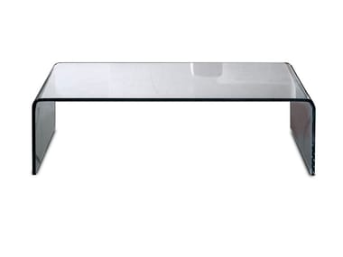 4008 - Rectangular glass coffee table by Reflex