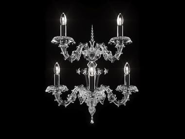 4604 - Venetian crystal wall lamp by Barovier&Toso