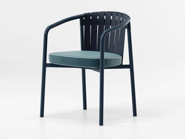 ARC - Aluminium garden chair with armrests by Kettal