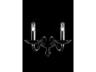 PALLADIANO - Venetian crystal wall lamp by Barovier&Toso