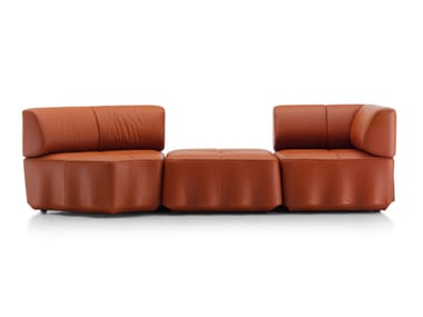 DS-808 - Modular leather sofa by de Sede