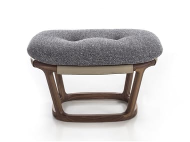 AMARANTHA - Upholstered footstool by Porada