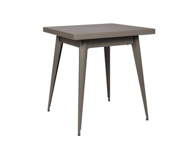 55 - Square metal table by Tolix