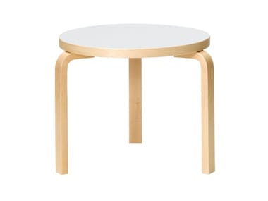 90D - Round coffee table by Artek