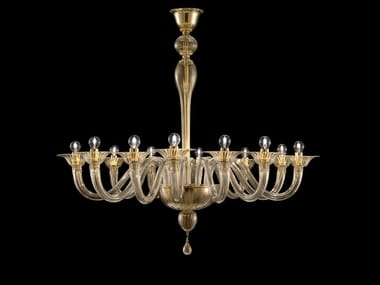 VALIANT - Venetian crystal chandelier by Barovier&Toso