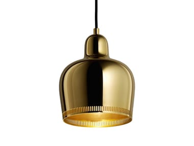 A330S ¡°GOLDEN BELL¡° - Brass pendant lamp by Artek