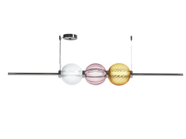 ABACO - Blown glass pendant lamp by Venini