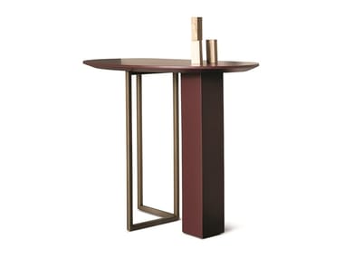 ABEL - Demilune marble console table by Meridiani