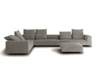 ABSOLU - Sectional fabric sofa by edra