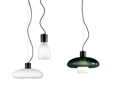 ACQUERELLI - Blown glass pendant lamp by Bonaldo