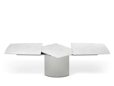 ADLER II - Extending stone dining table by Draenert
