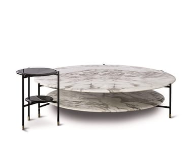 ADRIAN - Round coffee table by Meridiani