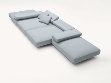 AGIO - Sectional fabric sofa with removable cover by Paola Lenti