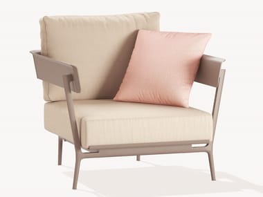 AIKANA - Upholstered armchair by FAST