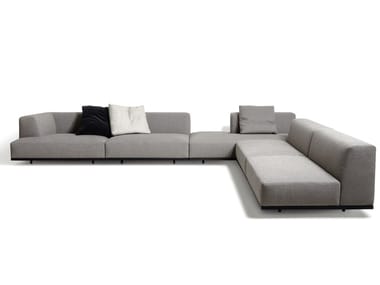 ALBERESE WOOD - Modular fabric sofa by DE PADOVA