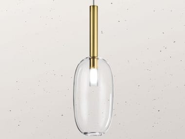 ALCHIMIA 277.05 - Brass pendant lamp by Il Fanale