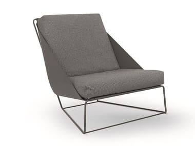 ALFIE - Upholstered fabric armchair by Bonaldo