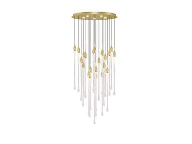 ALLURE - LED Murano glass pendant lamp by Paolo Castelli