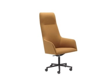 ALYA EXECUTIVE SO1472 - Height-adjustable office chair with castors with 5-Spoke base by Andreu World