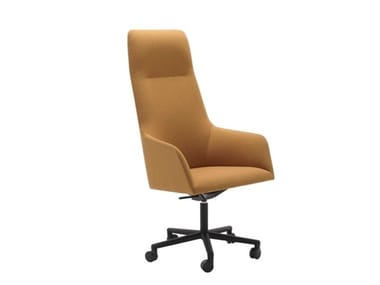 ALYA EXECUTIVE SO1496 - Height-adjustable office chair with castors with 5-Spoke base by Andreu World