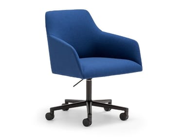 ALYA SO1537 - Swivel height-adjustable chair with castors by Andreu World