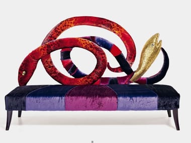 ANACONDA - 3 seater fabric sofa by Sicis