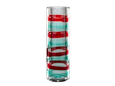 ANELLI - Blown glass vase by Venini